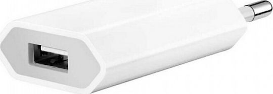 Apple Φορτιστής Χωρίς Καλώδιο με Θύρα USB-A 5W Λευκός (MD813ZM/A)