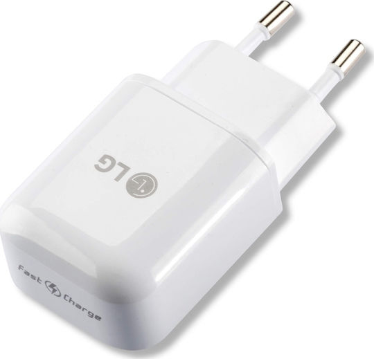 LG Зарядно без кабел с USB-C порт Бял (MCS-N04ER )