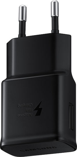 Samsung Φορτιστής Χωρίς Καλώδιο με Θύρα USB-A Μαύρος (EP-TA20EBE)