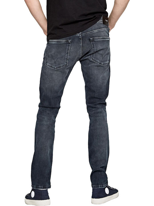 Pepe Jeans Stanley Herren Jeanshose in Regular Fit Schwarz