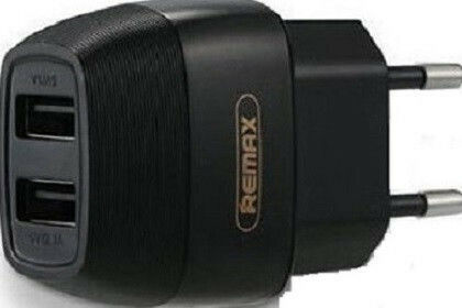 Remax Φορτιστής Χωρίς Καλώδιο με 2 Θύρες USB-A Μαύρος (RP-U29 )
