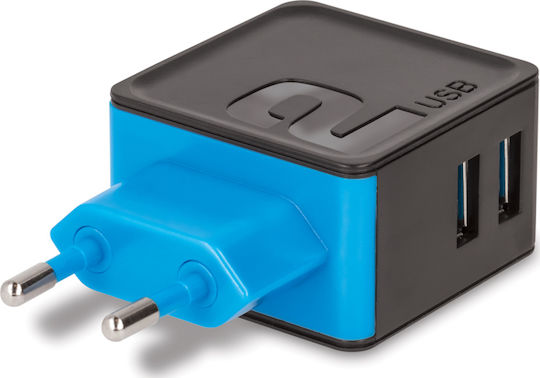 Forever Φορτιστής Χωρίς Καλώδιο με 4 Θύρες USB-A Μαύρος (TC-04)