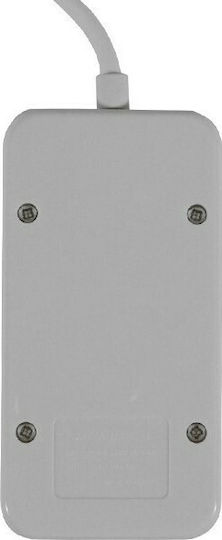 GloboStar Βάση Φόρτισης με 6 Θύρες USB-A 20W σε Λευκό χρώμα (69998)
