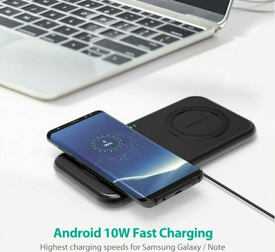 RAVPower Ασύρματος Φορτιστής (Qi Pad) 36W Μαύρος (RP-PC065)