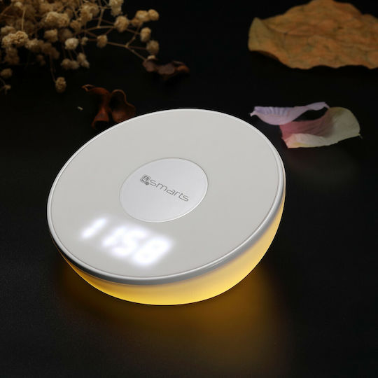 4Smarts Încărcător Wireless (Qi Pad) 10W Albς (VoltBeam N8 10W)