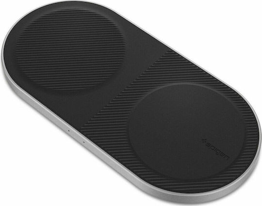 Spigen Kabelloses Ladegerät (Qi Pad) 10W Schwarzs (F310W DUO)