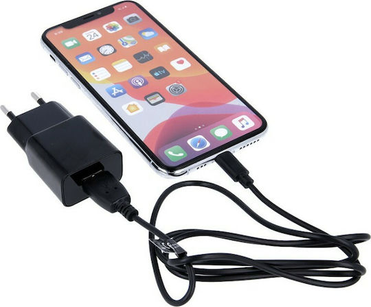 Maxlife Charger with USB-A Port and Cable micro USB Blacks (MXTC-01)