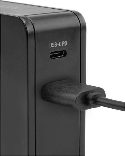 Ansmann Charger Without Cable with USB-A Port and USB-C Port 60W Power Delivery Blacks (254PD)