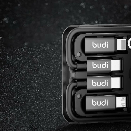 Budi Ασύρματος Φορτιστής (Qi Pad) 5W Μαύρος (M8J515W)