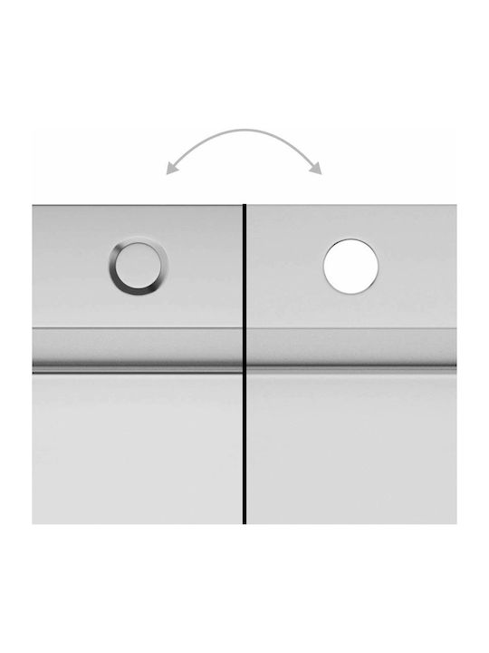 vidaXL Drop-In Мивка Inox Четкан Ш53xД50см Сребрист