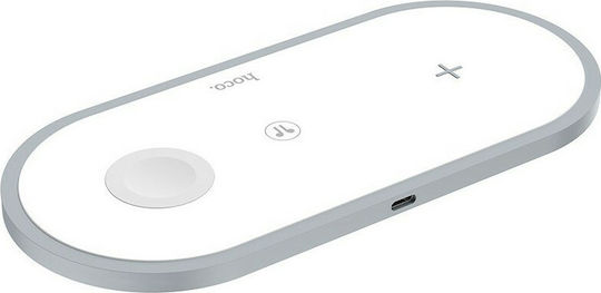 Hoco Încărcător Wireless (Qi Pad) 10W Albς (CW24 Handsome)
