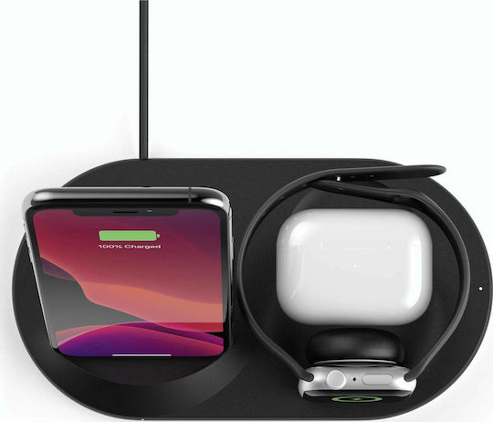 Belkin Ασύρματος Φορτιστής (Qi Pad) 7.5W Μαύρος (Boost Charge)