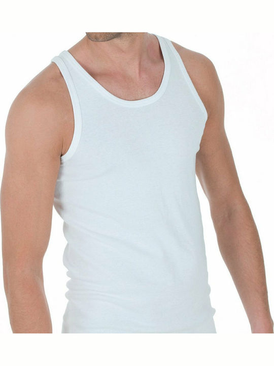 Sporty Sh02 Men's Sleeveless Undershirts White 2Pack