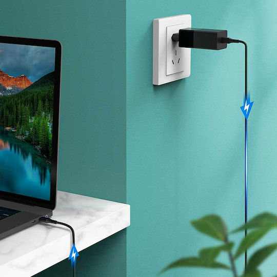 BlitzWolf Charger Without Cable with USB-C Port 65W Quick Charge 3.0 Blacks (BW-S17)