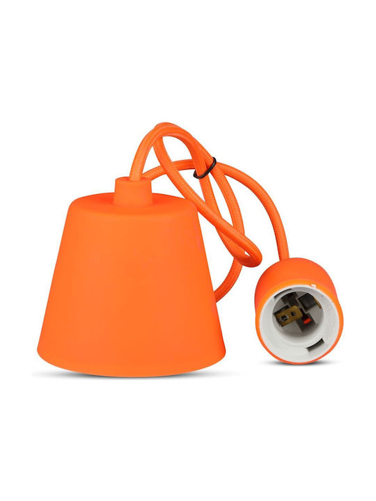 V-TAC VT-7228 Pendant Light Orange with Socket E27