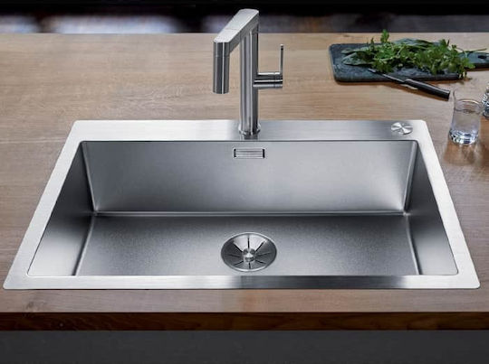 Blanco Claron 700-IF/A Durinox (PushControl) 523394 Вграден монтаж Мивка Inox Сатен Ш76xД51см Сребрист