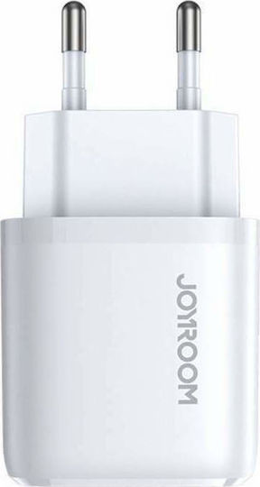 Joyroom Φορτιστής Χωρίς Καλώδιο με Θύρα USB-C 20W Power Delivery Λευκός (NRT-DY139E)