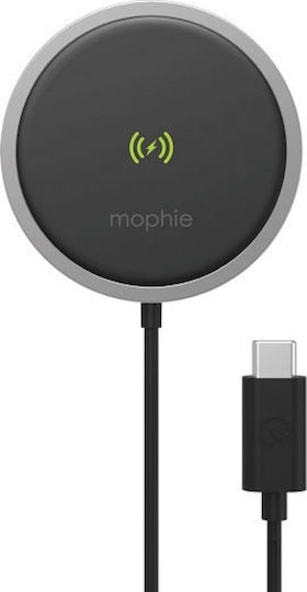 Mophie Ασύρματος Φορτιστής (Qi Pad) 15W Μαύρος (401307634)