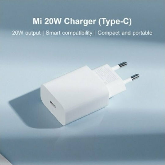 Xiaomi Charger Without Cable with USB-C Port 20W Power Delivery Whites (AD201EU BHR4927GL)