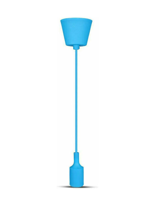 V-TAC VT-7228 Pendant Light Blue with Socket E27