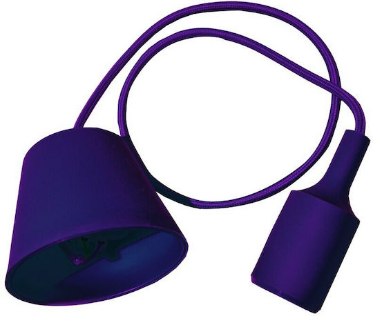 V-TAC VT-7228 Lustră Violet cu Dulie E27 100cm.