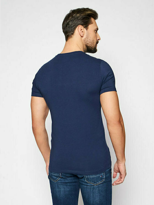 Ralph Lauren Men's Undershirts Short-sleeved in Navy Blue Color 2Pack