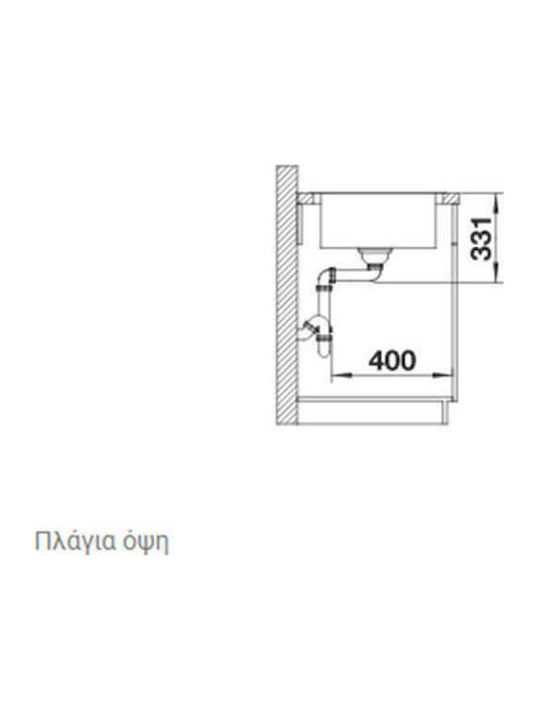 Blanco Lemis XL 6 S-IF 523034 Drop-In Chiuvetă Inox Periat L100xW50cm Argintiu