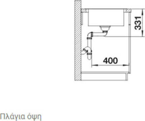 Blanco Lemis XL 6 S-IF 523034 Drop-In Chiuvetă Inox Periat L100xW50cm Argintiu