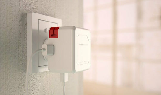Allocacoc PowerUSB Hub 5000mAh με 4 Θύρες USB-A Λευκό