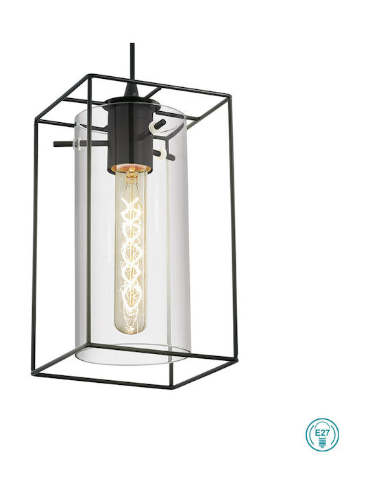 Eglo Loncino Pendant Light Suspension for Socket E27 Transparent