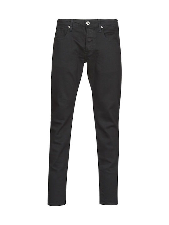 3301 Men's Jeans Pants with Slim Tapered Fit Black
