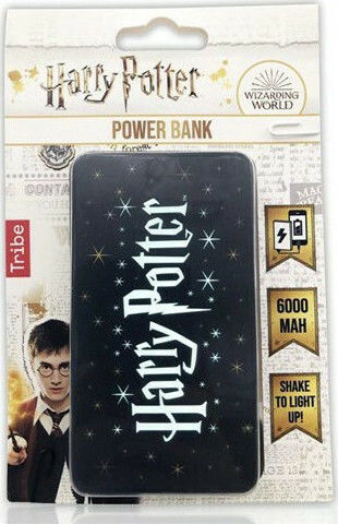 Tribe Lumina Power Bank 6000mAh mit 2 USB-A Anschlüssen Harry Potter