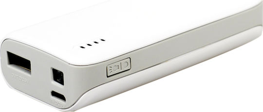 MediaRange MR751 Power Bank 5200mAh cu Port USB-A Alb