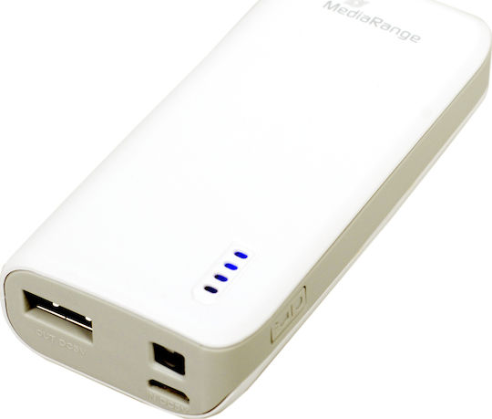 MediaRange MR751 Power Bank 5200mAh cu Port USB-A Alb