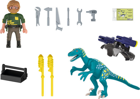 Playmobil Дино се издига Дейноних с чичо Rob за 5-10 години