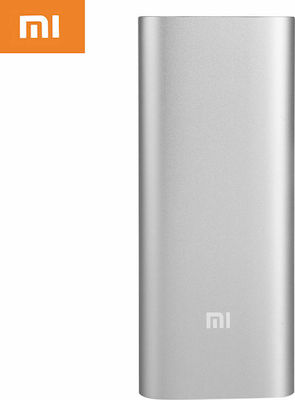 Xiaomi Mi Power Bank 16000mAh με 2 Θύρες USB-A Ασημί