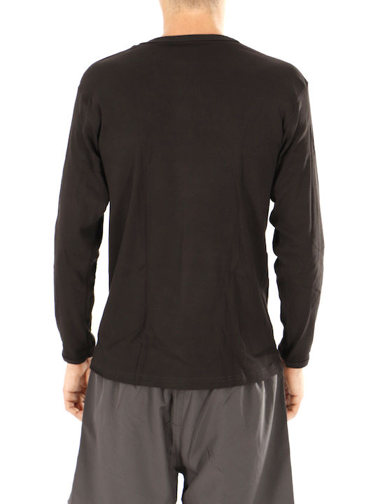 Namaldi Men's Long Sleeve Undershirt Black