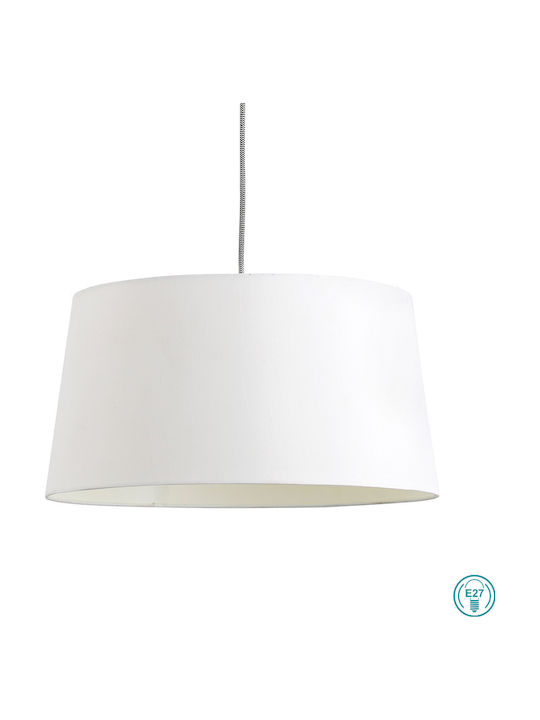 Faro Barcelona Fusta Pendant Light Single-Light for Socket E27 White