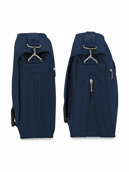 Men's Navy Blue Messenger Bag
