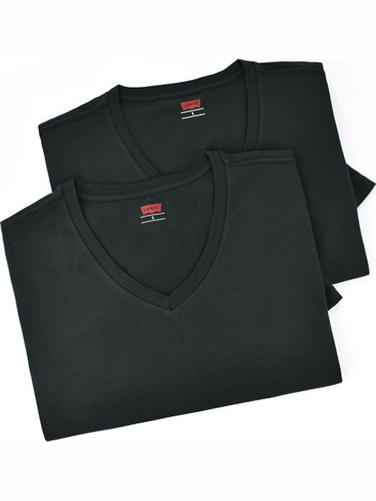 Herren Unterhemden in Schwarz Farbe 2Packung