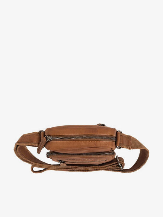 Bremen Leather Men's Bag Shoulder / Crossbody Tabac Brown