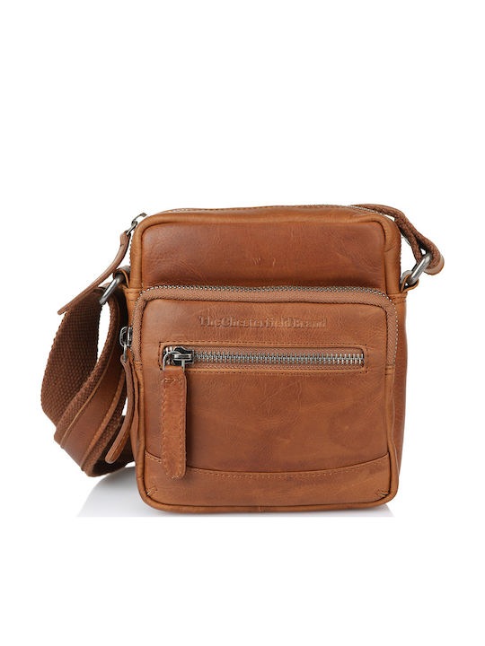 Bremen Leather Men's Bag Shoulder / Crossbody Tabac Brown