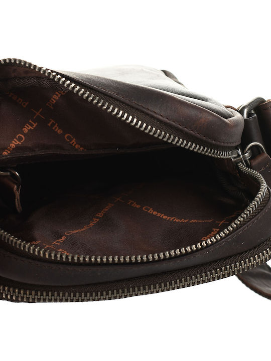 Leather Men's Bag Shoulder / Crossbody Brown