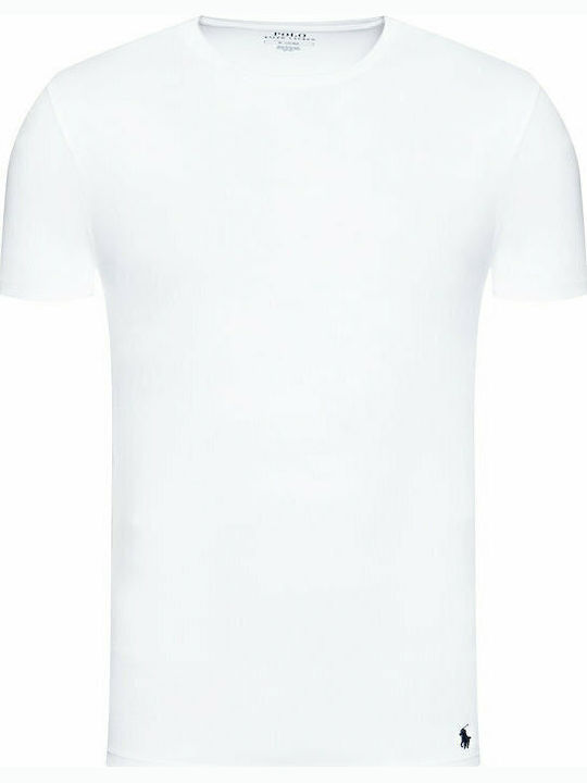 Men's Undershirts Short-sleeved in White Color 3Pack