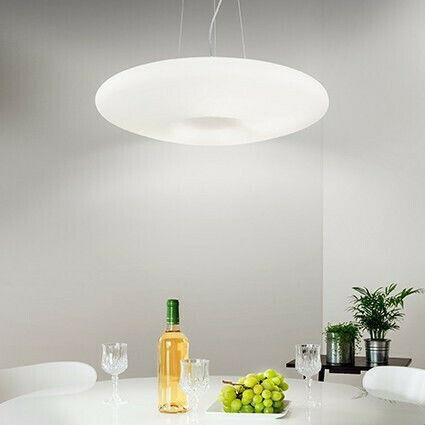 Ideal Lux Glory SP3 D70 Adjustable Pendant Light White for 5 Bulbs E27 60x70x25cm