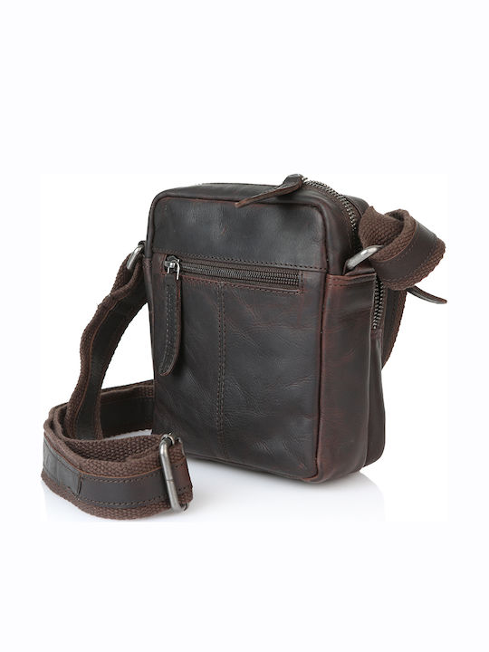 Bremen Leather Men's Bag Shoulder / Crossbody Brown