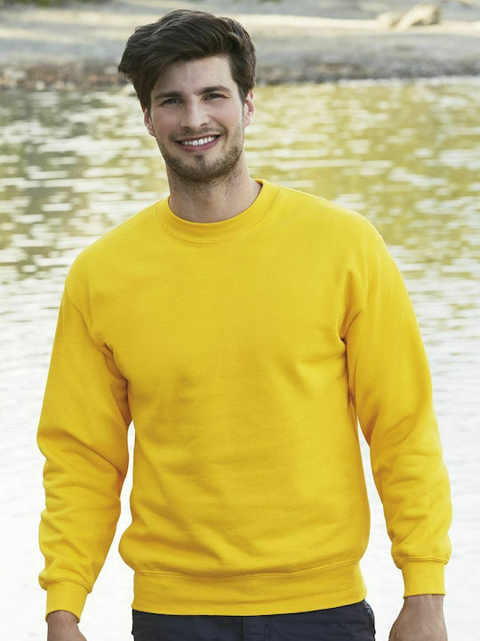 Fruit of the Loom Classic Set-In Ανδρικό Διαφημιστικό Φούτερ Sunflower