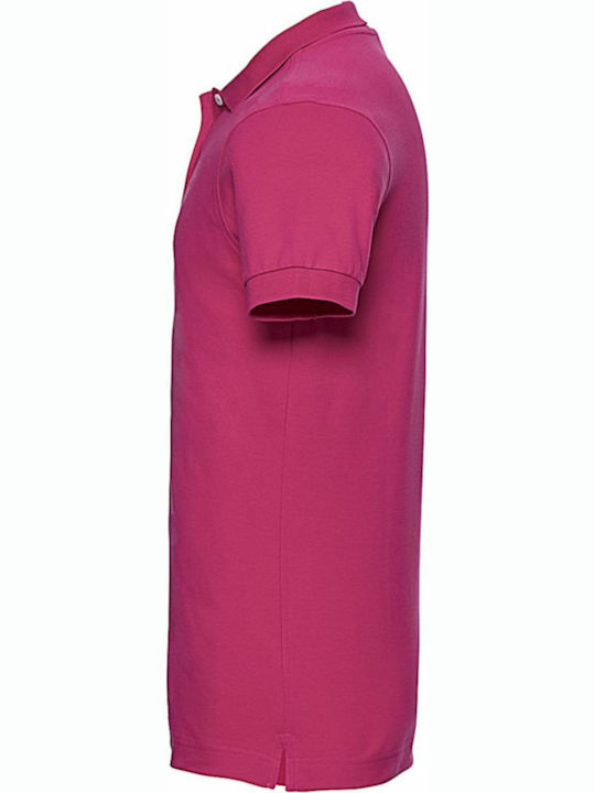Russell Europe Men's Short Sleeve Promotional T-Shirt Fuchsia