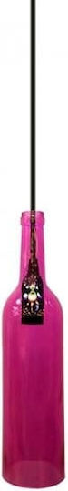 V-TAC Bottle Hängelampe Rosa mit Fassung E14, E.14 7.2x28x28cm.