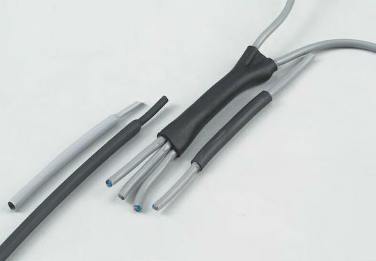 SAS Heat-Shrink Tubing with Internal Adhesive and Shrinkage Ratio 3:1 Black AK-TH-040